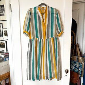 RODIER Paris Linen Dress